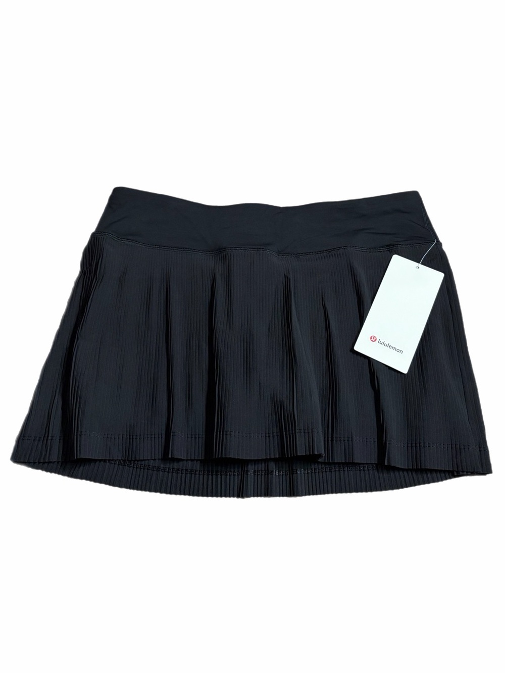 NWT Lululemon Pleat To Street Mid-Rise Skirt 13” (Black) Size 8